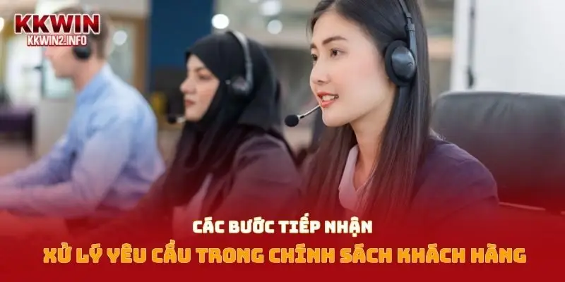 Các bước tiếp nhận xử lý yêu cầu trong chính sách khách hàng